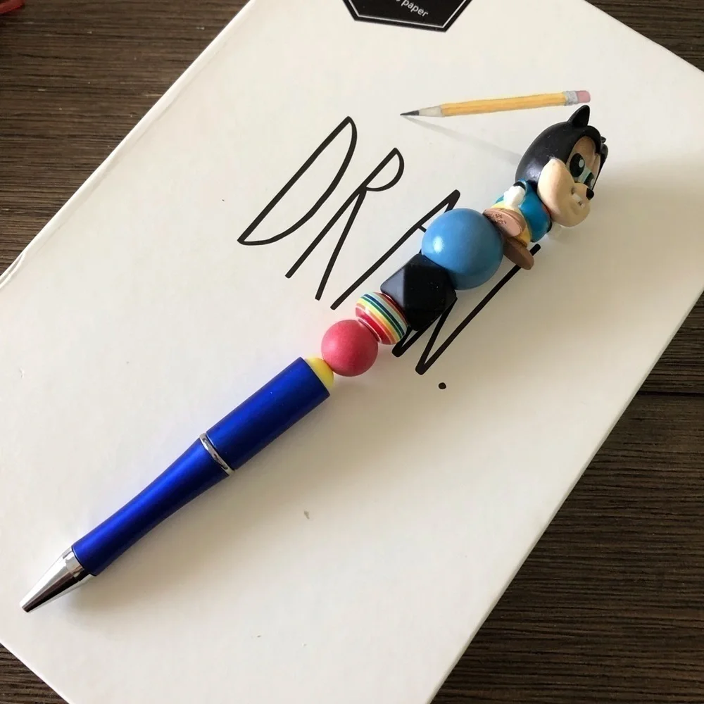 Disney Doorables: A Goofy Movie: Pete handmade beaded pen